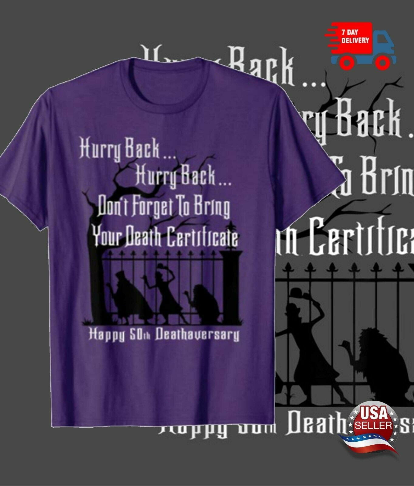 haunted mansion 50th shirt