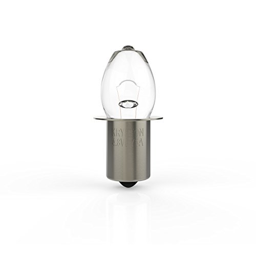 Weltool Krypton Replacement Bulb P13.5s Flange Base 4.8V 0.75A KPR113 for 6V / 4 Flashlights