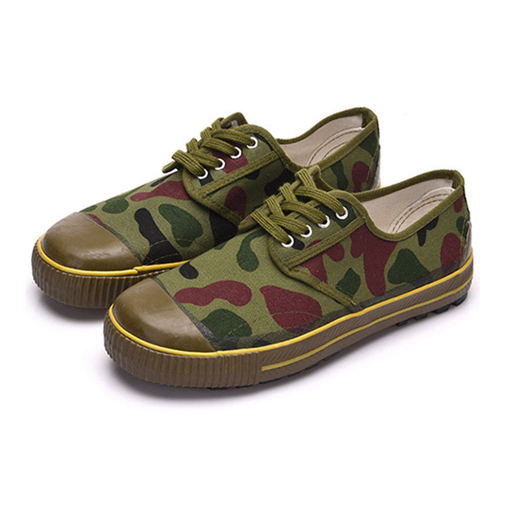 Forest Camouflage Chinese Army PLA Type Liberation Shoes Boots - Boots