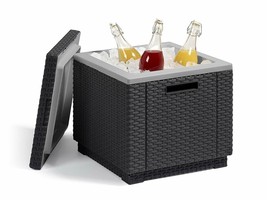 Keter table fridge ice cube outdoor garden furniture bar cooler Cold Dri... - $257.04