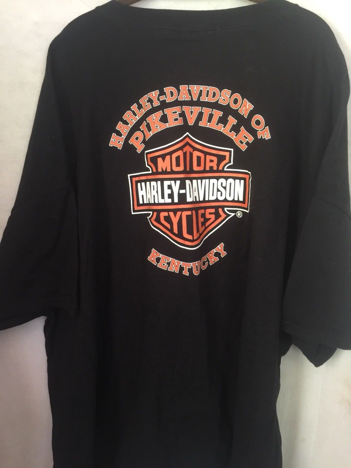 Vintage Harley Davidson Mens T-Shirt Black Size 5XL Out of Print Eagle ...