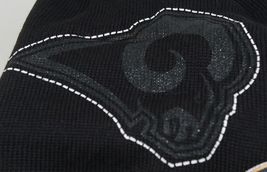 Reebok NFL Licensed KB66Z Los Angeles Rams Black Long Knit Beanie image 3
