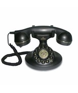 Téléphone Fixe Brondi Vintage Analogique Avec Câble Décoration Design Noir - $199.29