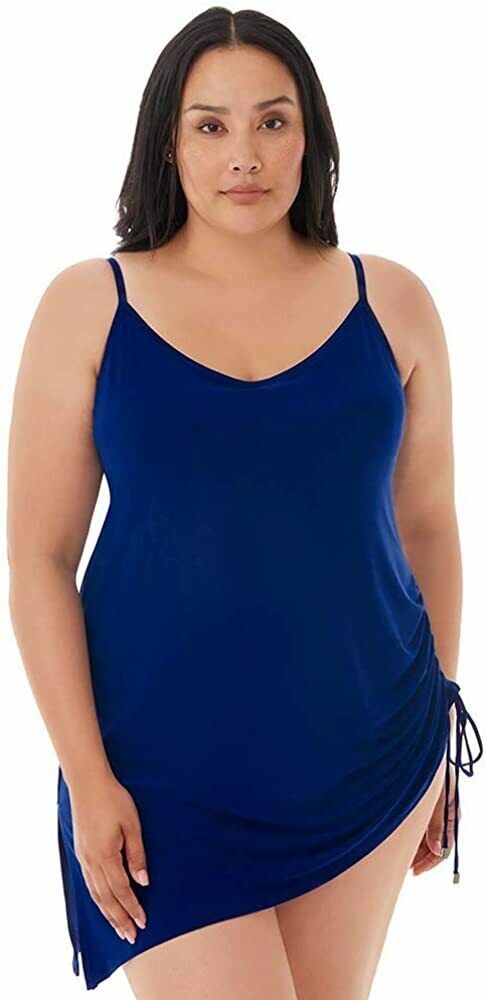 Magicsuit INDIGO Plus Size Brynn Solid One Piece Swimsuit, US 22W, UK ...