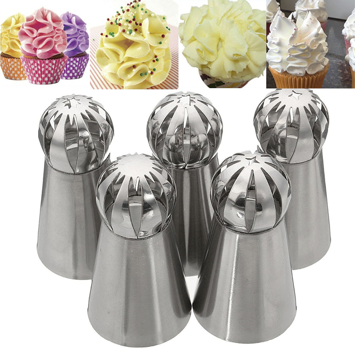 Icing Piping Nozzle cupcakes buttercream effect Icing Nozzles