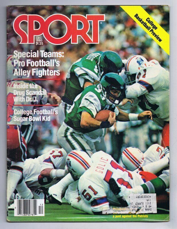 ORIGINAL Vintage Dec 1980 Sport Magazine Louie Giammona Eagles - Magazines