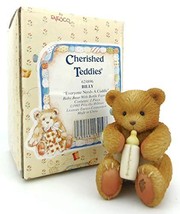 Cherished Teddies No. 624896 BILLY, Baby Bear with Bottle Figurine - $12.87