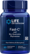3 PACK Life Extension Fast-C and Bio-Quercetin Phytosome 500 MG NON GMO image 1