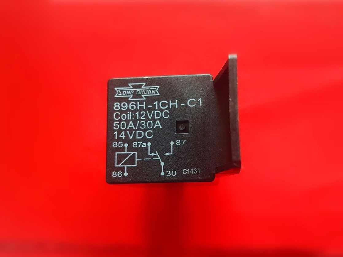 896H-1CH-C1, 12VDC Relay, SONG CHUAN Brand New!!! - Other