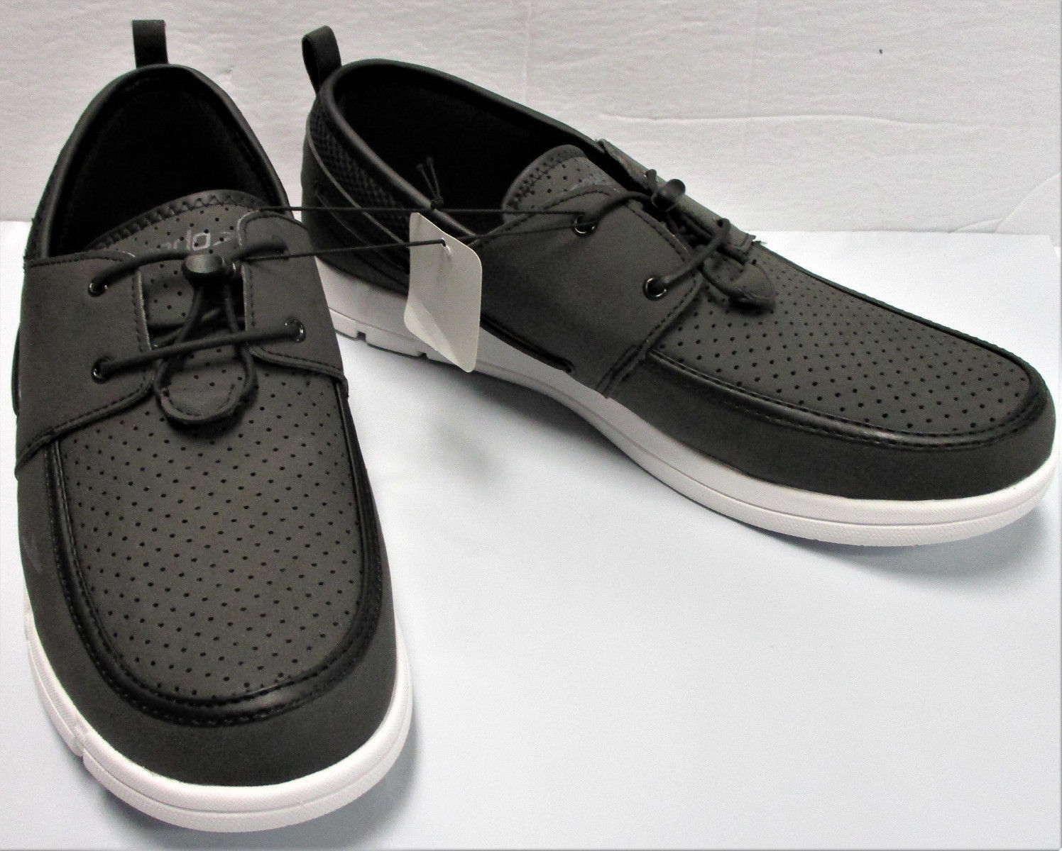 Speedo Men's Water Port Boat Dock Shoes Black Size 8 Athletic