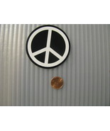 Hand made Decal sticker Black and White Peace Sign hippy hippie 60&#39;s love - $19.98