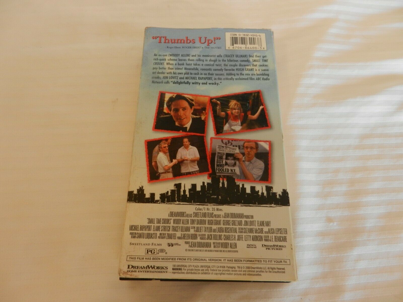 Small Time Crooks (VHS, 2000) Hugh Grant, Tracy Ullman, Woody Allen