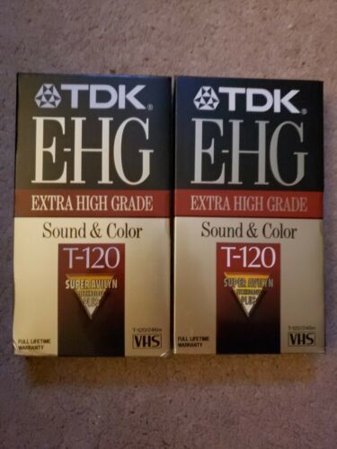 TDK 9 Pack Extra High Grade T-120 Video Tapes 