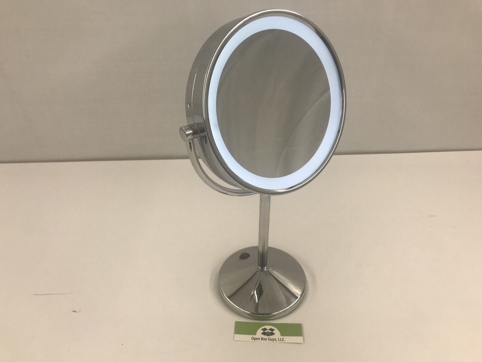Conair Reflection 1X/10X LED Polished Chrome Makeup Mirror 15.25"H x 7.