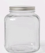 Threshold™ ~ 1 Gallon/128 Oz. ~ Clear Glass ~ Storage Jar ~ Stainless St... - $48.00