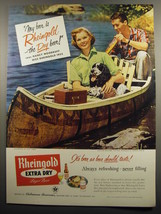 1955 Rheingold Beer Advertisement - Nancy Woodruff - $14.99