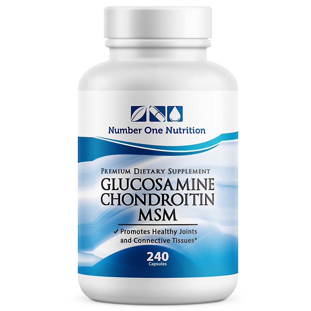 Glucosamine Chondroitin MSM Joint Support Supplement Pain Relief (240-Capsules)