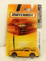 Matchbox 2008 # 24 Yellow Dodge Viper GTS-R Sports Car Mint On Card - $21.99