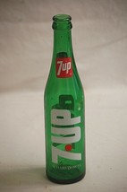 Old Vintage 7-Up Beverages Soda Pop Bottle Green Glass 10 fl. oz. - $14.84