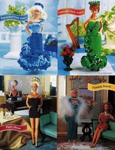 5X Cocktail Evening Party Dress Gown Barbie 11-1/2" Doll Clothes Crochet Pattern - $11.99