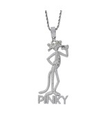 Micro Paved AAA  Bling Iced Out Pinky Panther  Pendants Neck for Men Hip... - $84.51