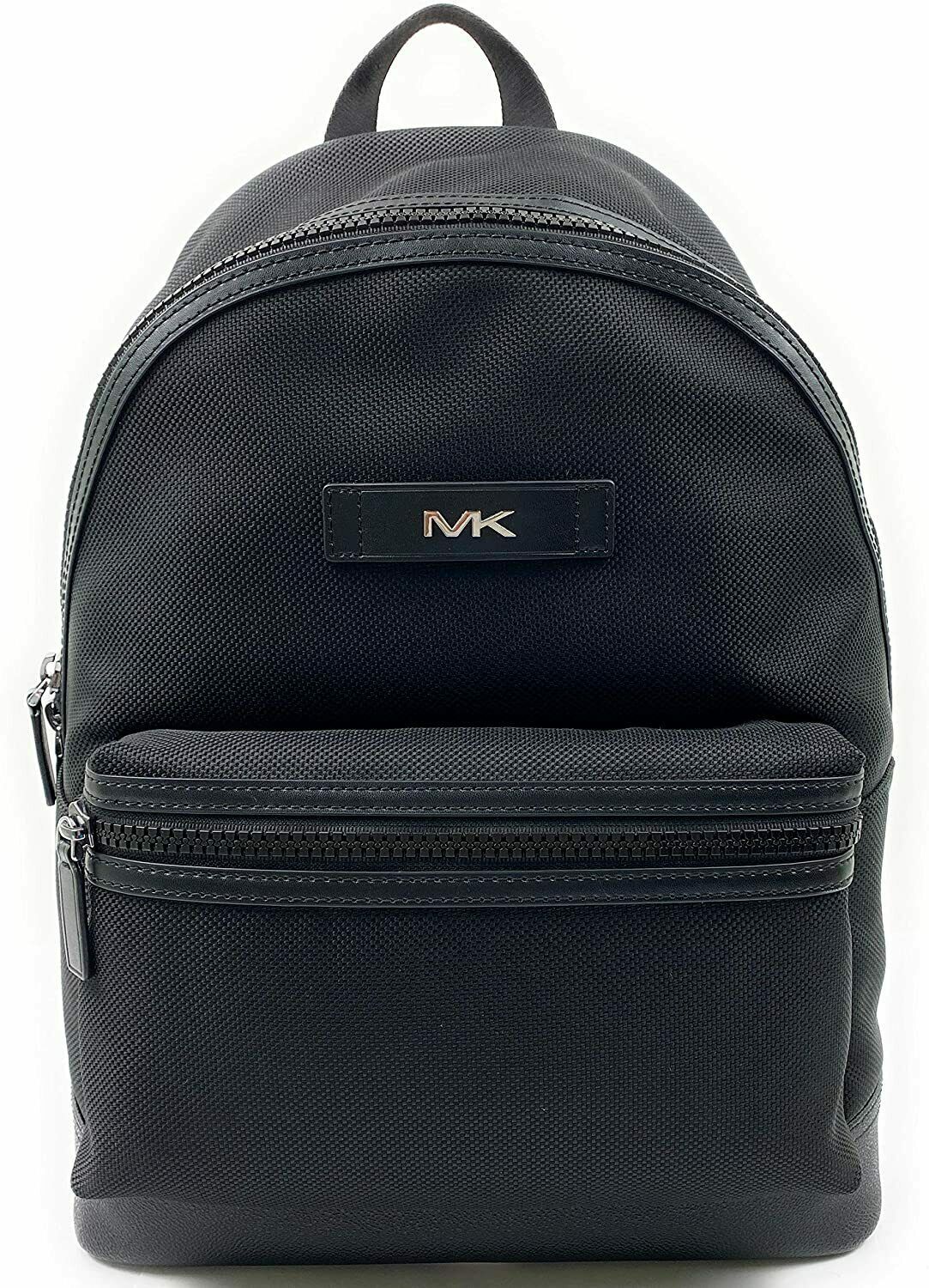 NWB Michael Kors Kent Sport Black Nylon Large Backpack 37F9LKSB2C $398 Dust Bag