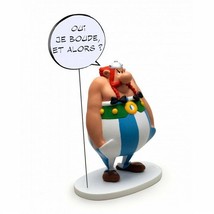 Obelix resin figurine statue in boxset Plastoy collection Bulles Asterix New