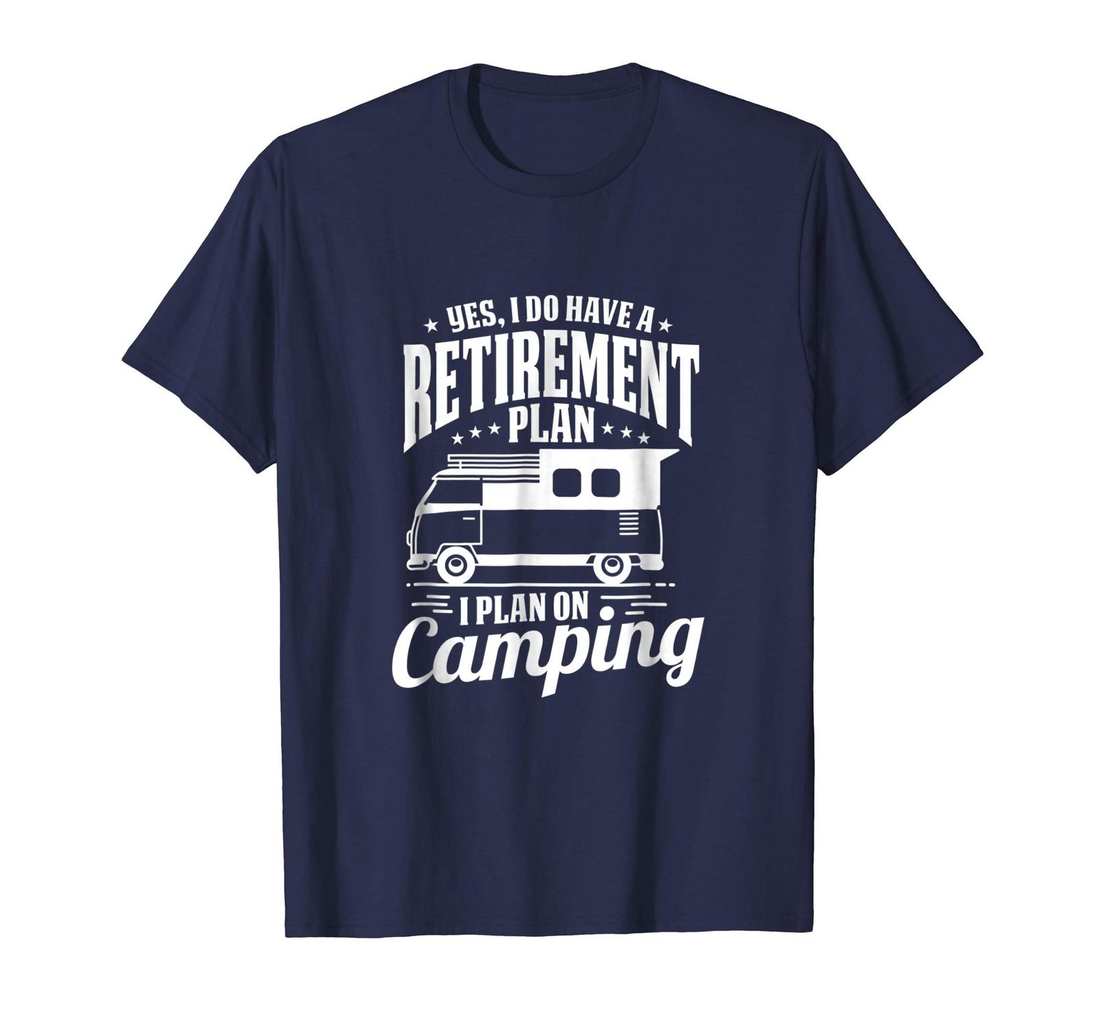 Dog Fashion - Yes I Do Have A Retirement Plan I Plan To Go Camping T Shirt Men