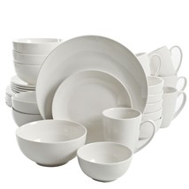 Gibson Home Ogalla 30 Piece Porcelain Dinnerware Set in White - $143.31