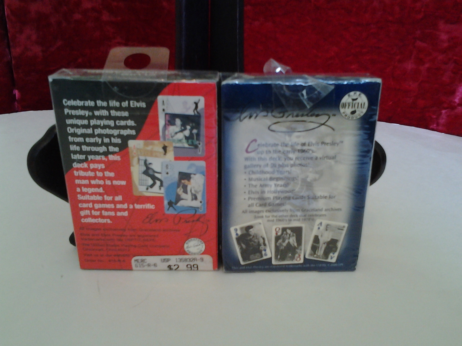 Official 52 Card Deck Playing Cards Sealed ELVIS PRESLEY Rock /& Roll Legend