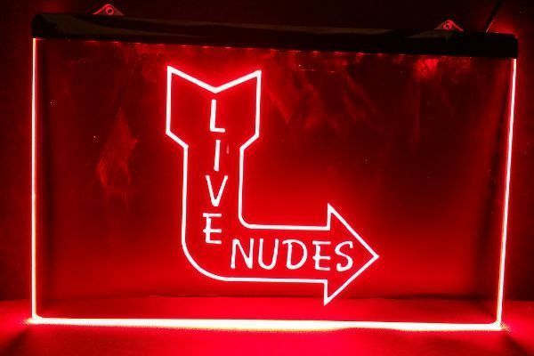 Live Nudes Sexy Lady Night Club Bar Beer Neon Sign Home Decor Hang Wall Gift