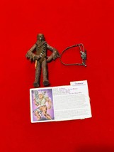 Vintage Star Wars Chewbacca! + Bio Card! LFL Power of the Force 2001 Act... - $8.99
