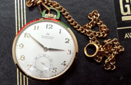 Hamilton Masterpiece 401P Pocket Watch Award for 25 Years of Service At ... - $449.99