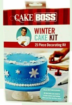 NEW SEALED PACKED Cake Boss Holiday WINTER Cake Kit Decorating Tools 25 ... - $11.67