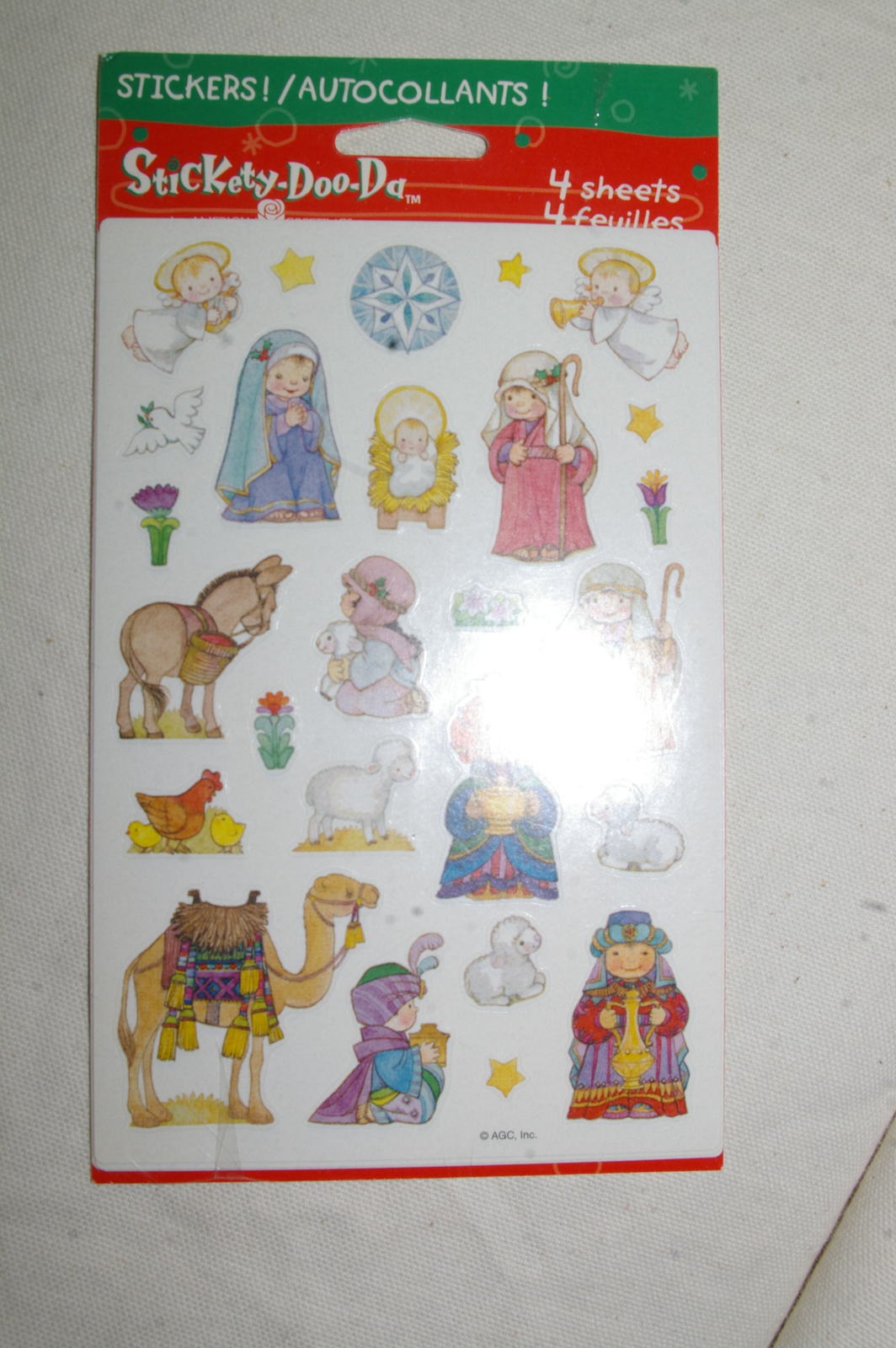 Vintage American Greetings Stickety-Doo-Da Stickers Nativity NEW - $5.00