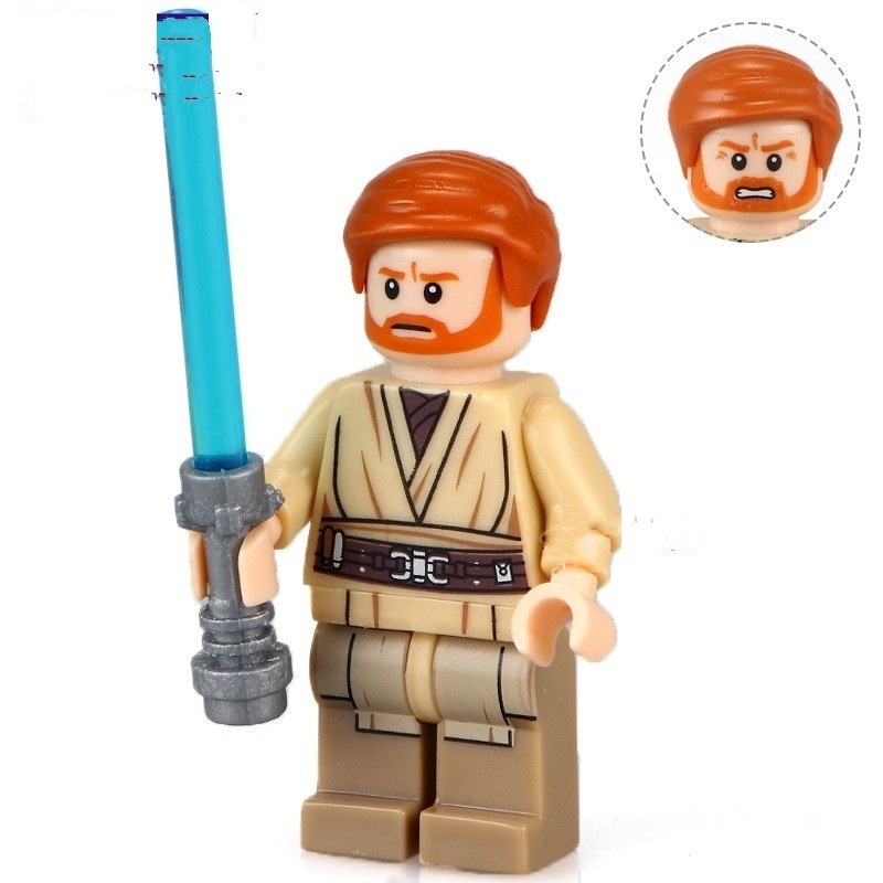 Obi Wan Kenobi Star Wars Lego Minifigures Toys - Figures