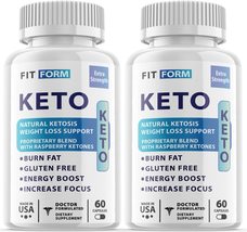 *Fit Form Keto, Ketogenic Weight Loss Support, 2 Pack, Free Shipping - $43.99