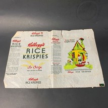 Rare Original 1930’S Rice Krispies Cire Céréale Sac Peter-Peter Pumpkin-... - $11.97
