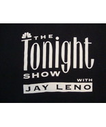 Vintage NBC The Tonight Show With Jay Leno Talk Show 90&#39;s Black T Shirt ... - $20.25