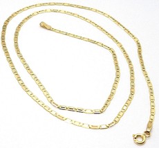 18K Yellow, White & Rose Gold Chain Flat Oval Alternate Link 2 Mm, 20 Inches - $527.08