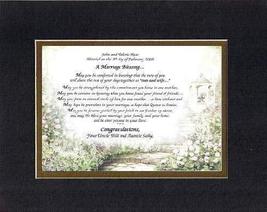 Personalized Touching and Heartfelt Poem for Wedding - A Marriage Blessi... - $22.72