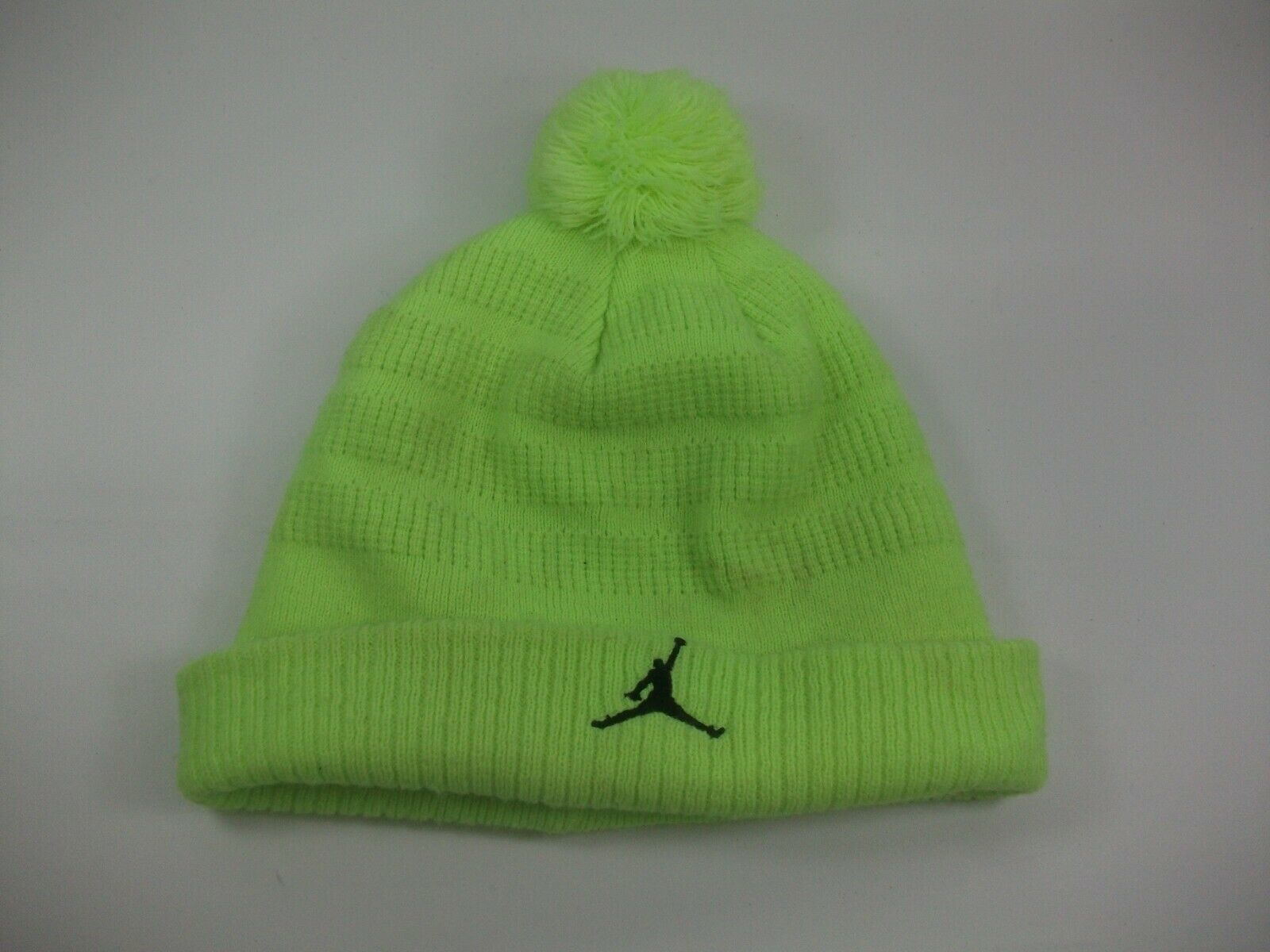Air Jordan Jumpman Youth Winter Hat Bright Green Toque Beanie Stocking ...