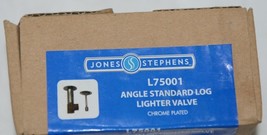Jones Stephens L75001 Angle Standard Log Lighter Valve Chrome Plated image 2