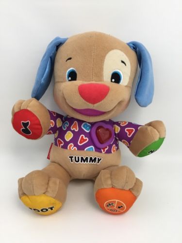 Fisher Price ABC Talking Tummy Musical Bear Learning Toy Education ...