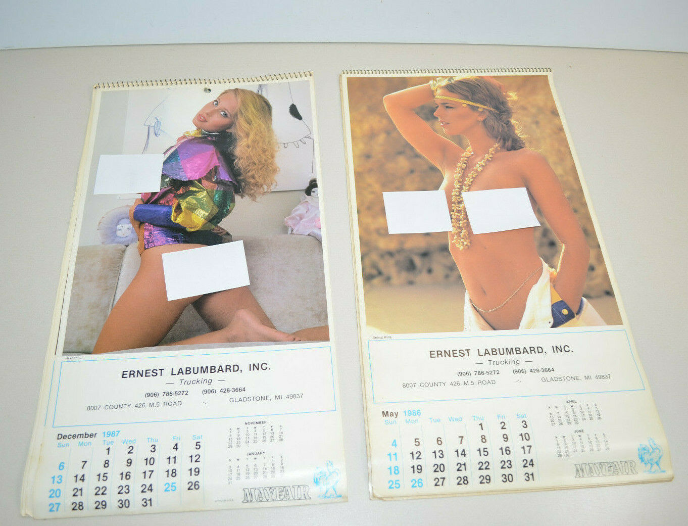 vintage-mayfair-girlie-calendar-lot-1986-and-similar-items