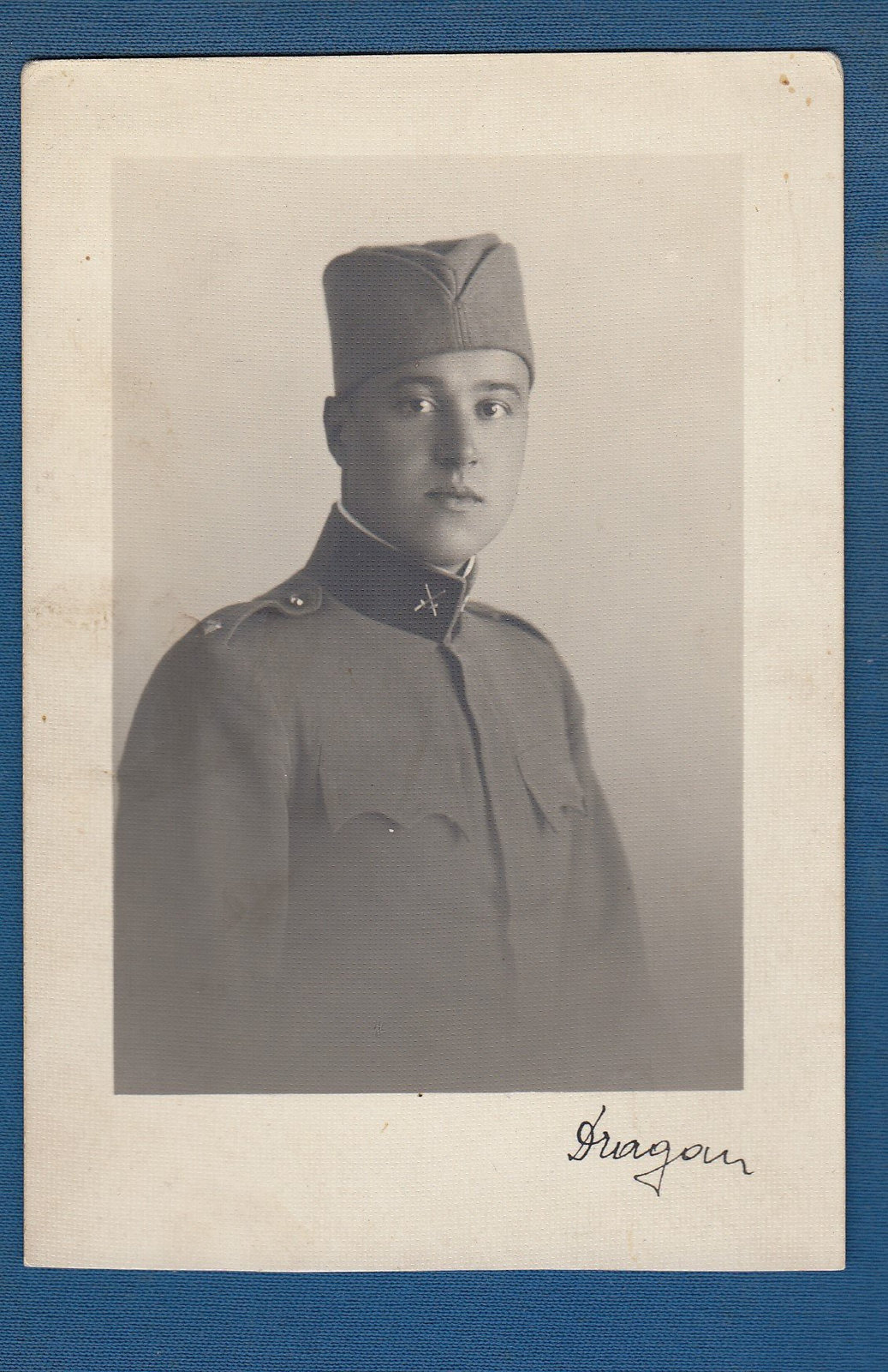 Kingdom of Yugoslavia soldier, uniform, rank, antique military photo ...