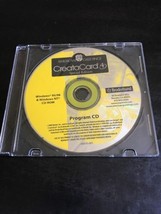 American Greetings CreataCard 4, Special Edition Program CD ROM Windows 95/98 - $38.49
