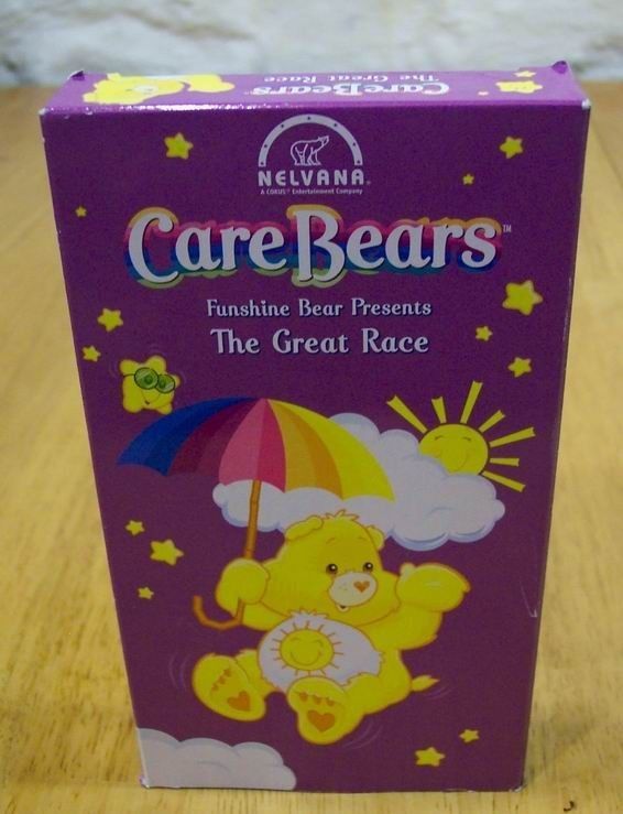 The Care Bears Funshine Bear THE GREAT RACE VHS VIDEO - VHS Tapes