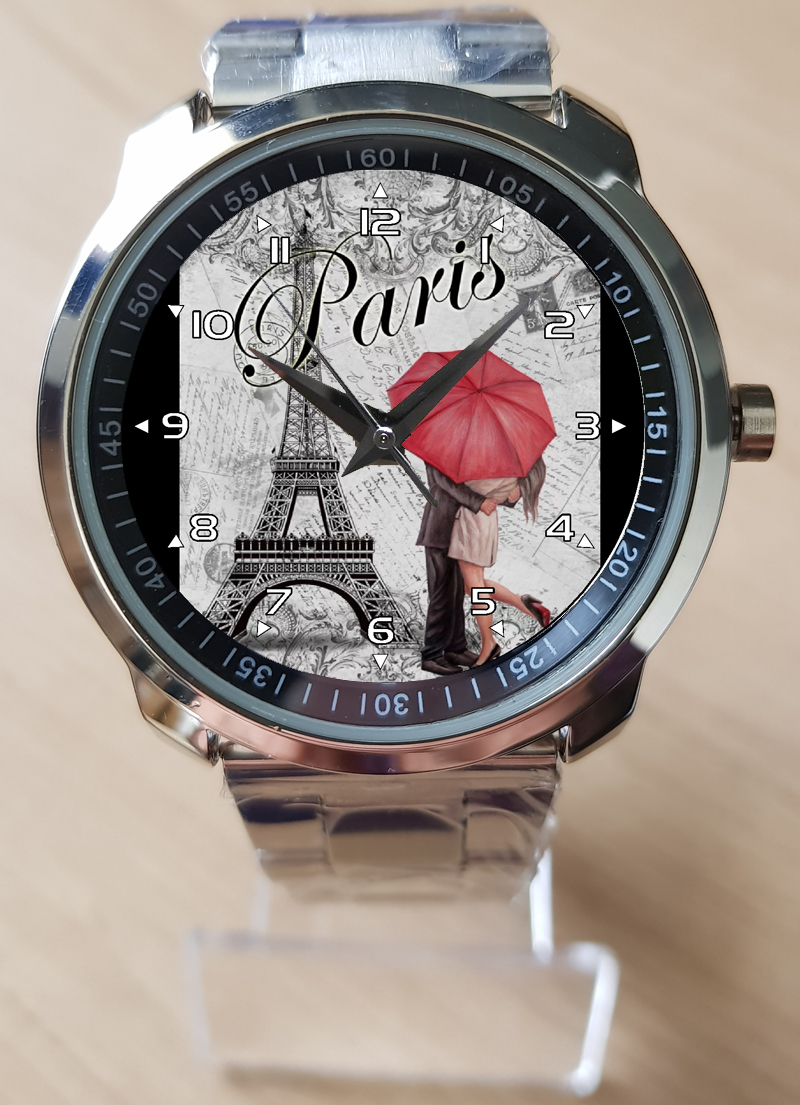 Love Paris Vintage Retro Style Stylish Rare Quality Wrist Watch