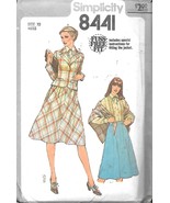 Vintage Simplicity #8441 Misses Skirt, Blouse, Jacket &amp; Shawl - Size 10 - $8.42